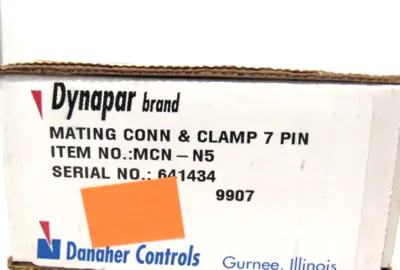 NEW DYNAPAR MCN-N5 MATING CONNECTOR & CLAMP MCNN5