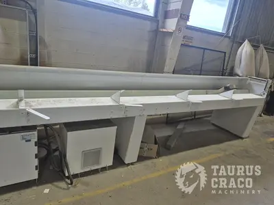 Used 2024 SALVADOR SUPERPUSH 200 AUTOMATIC OPTIMIZING CROSSCUT SAW Cross Cut Saws Ontario CA | Taurus Craco Machinery Inc #1288200