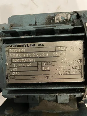 Sew-Eurodrive K37DT71C4 Gear Drive/Speed Reducer/Gearmotor 0.33HP 7.96:1