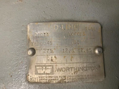 Worthington D-Line D1011 6x4-13 Bearing Frame Adapter