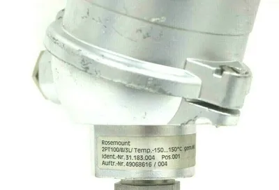 NEW ROSEMOUNT 2PT100/B/3L TEMPERATURE SENSOR 31.183.004 49068616