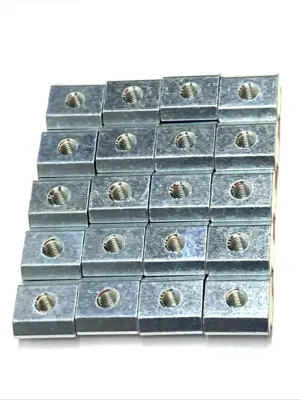 USED FRAMING TECH T-SLOT NUT, SLOTTED BLOCK