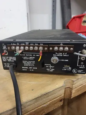 Bogen Model MT-60A Audio Amplifier