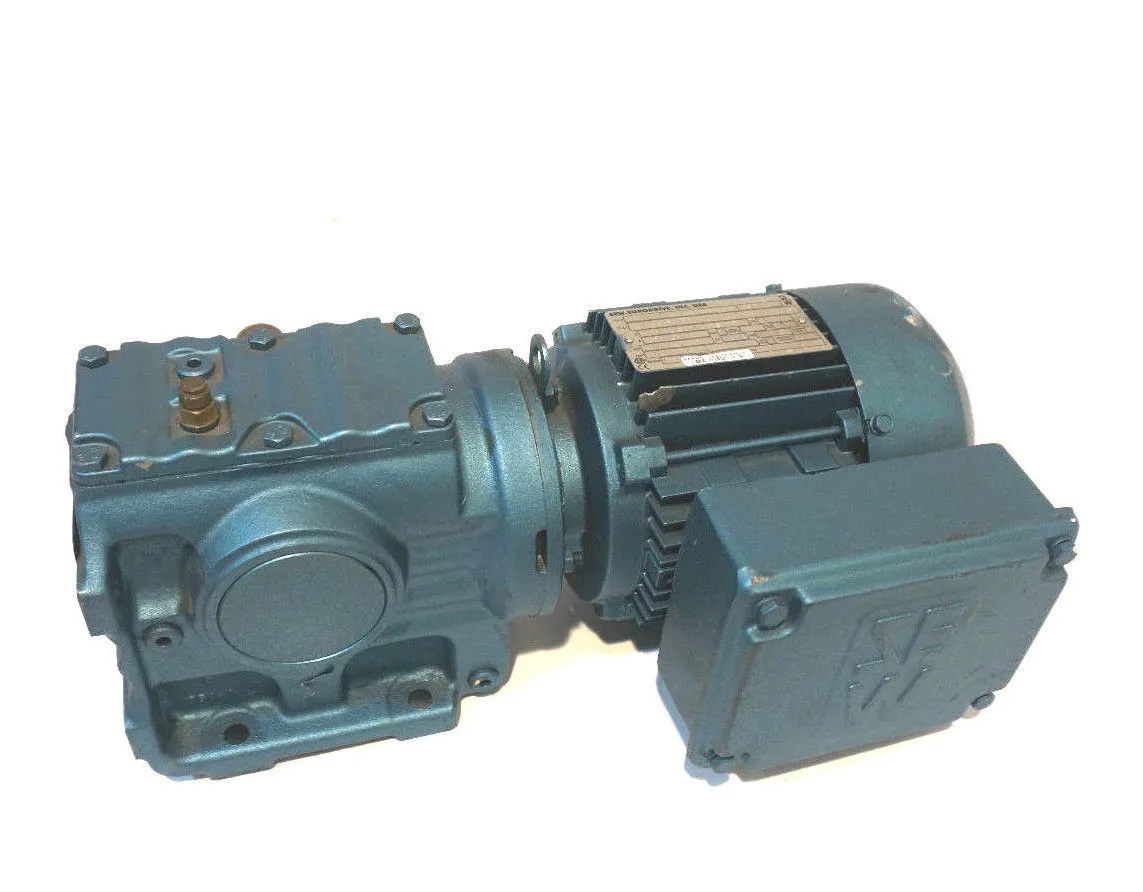 NEW SEW EURODRIVE DFT71C6 MOTOR 1120 RPM .25 HP WITH S47DT71C6 GEAR REDUCER