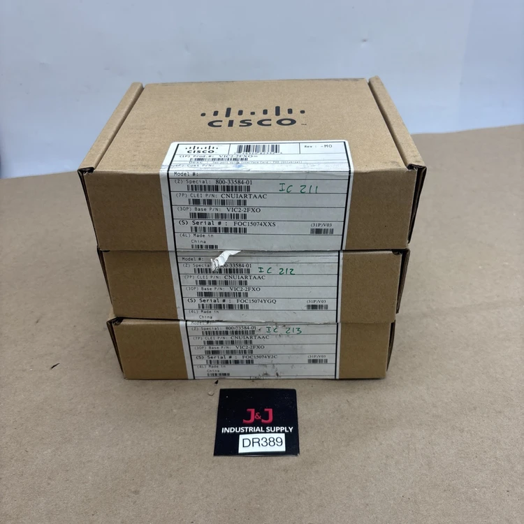 New | in-Stock Cisco VIC2-2FXO Port Expansion Cards Indiana US | J&J Industrial Supply #896862