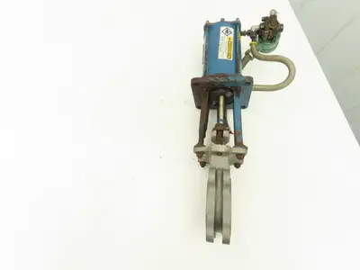 DeZurik KBD 3" 304 Stainless Knife Gate Valve w/Air Cylinder Actuator *Read*
