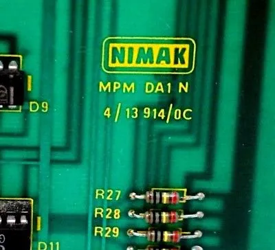 USED NIMAK-BAUSEITE MPM-DA1-N PC BOARD MPMDA1N