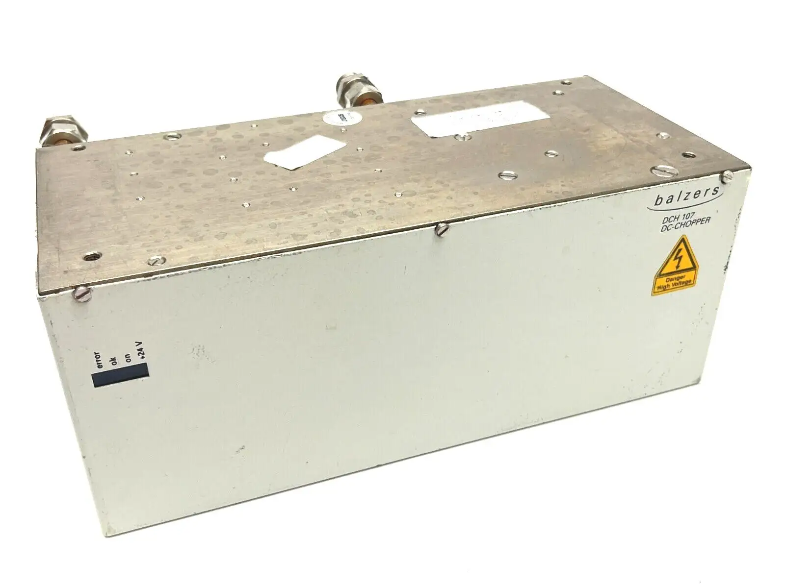 Used Balzers Balzers DCH 107 DC-Chopper Power Supply - High Voltage Michigan US | Maverick Industrial Sales #1401557