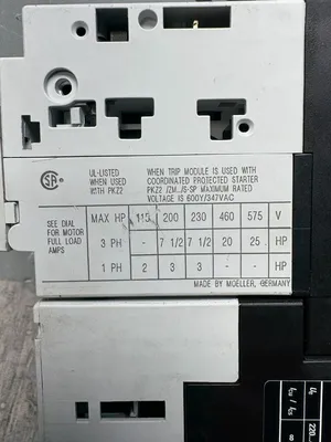 MÖELLER ZM-25-PKZ2 CL-PKZ 2 Electrical/PLC/Automation | ESS Industrial Equipment Sales (8)