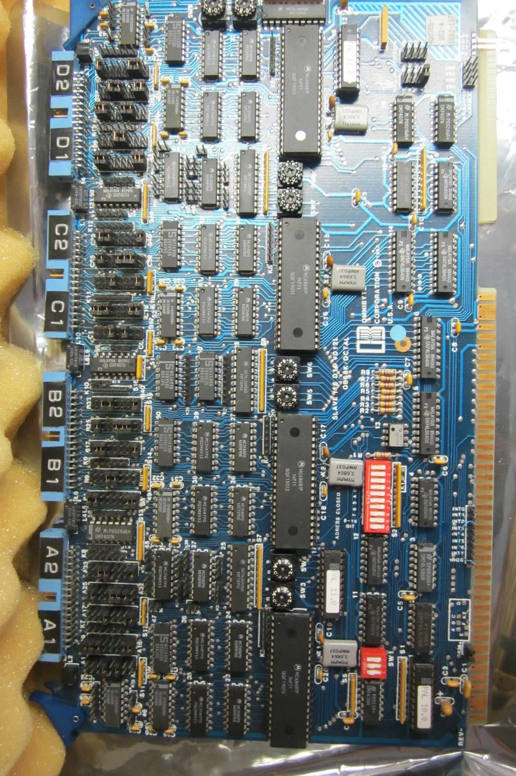 USED OMNIBYTE OB68K/OCTAL PC BOARD OB68KOCTAL
