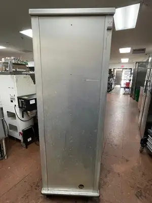 Used Seco Select Used Seco 34 Tray Mobile Full Size Heated Humidified Dough Proofer Cabinet - 120V Proofers (Bakery) Illinois US | Falcon Restaurant Supply #1375840