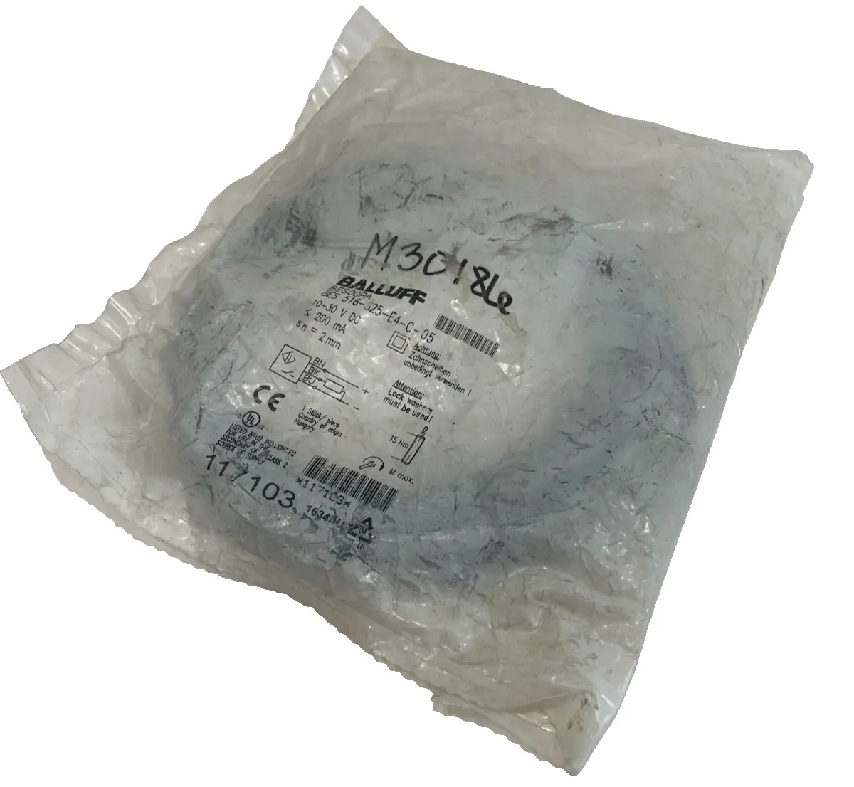 NEW BALLUFF BES 516-325-E4-C-05 INDUCTIVE SENSOR BES00PA BES516325E4C05