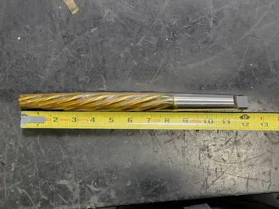 15/16" HSS Spiral Flute Taper Shank Reamer, VANA