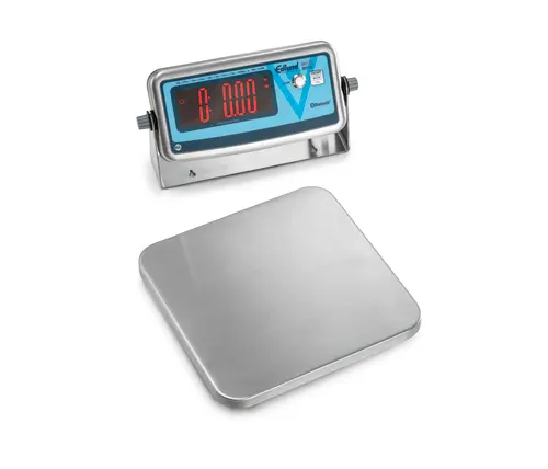 Edlund EDPZ-20 20 lb Wireless Digital Pizza Scale w/ Removable Platform - 10" x 10", Stainless