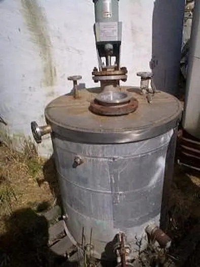 Tank, 230 Gallon, 316 Stainless Steel, 33" X 39", 1/3 HP Agitated, Insulated, #C693495