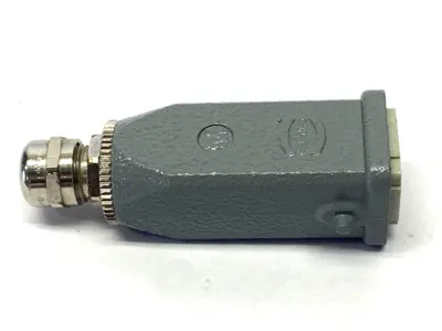 Used HARTING Male Insert Han 3A w/ Quick-Lock 1,5mm 10A DAMAGED Connector Accessories Michigan US | Maverick Industrial Sales #1414236