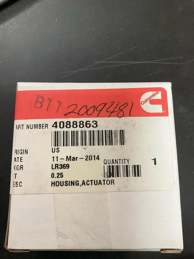 Cummins Actuator Housing PN: 4088869