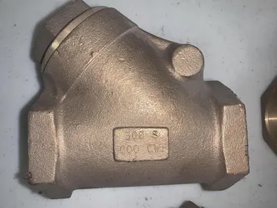 NIBCO NL2QA08 T-221-A WYE STRAINER WITH #20 MESH STAINLESS STEEL WIRE SCREEN, 3/4 IN, THREAD CONNECTION, DOMESTIC STOCK #16394
