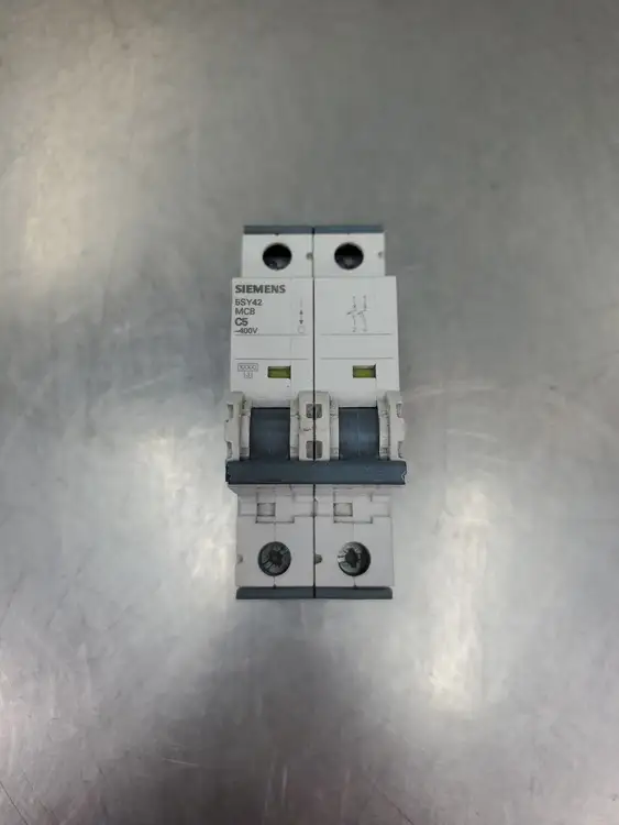 Used Siemens 5SY42 MCB C5 Circuit Breaker, 2 Pole Circuit Breakers | Palmetto Automation #1156183