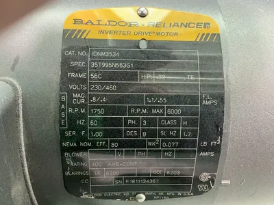 Used BALDOR IDNM3534 Motors (misc) Ohio US | HGR 24 #1521245
