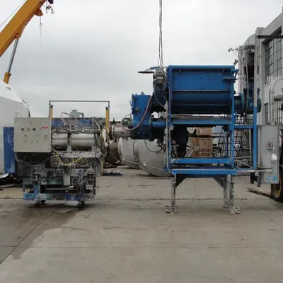 SPC7082  Extruder 16" diameter extruder kneader 7.5 hp drive