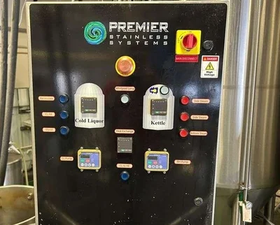 15bbl Premier Stainless Steam Brewhouse 3 vessel ready to ship!