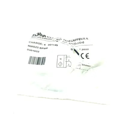 New | in-Stock Schunk Magnetic Proximity Sensor Switch M8 3-Pin 301032 Proximity Sensors Michigan US | Maverick Industrial Sales #1394178