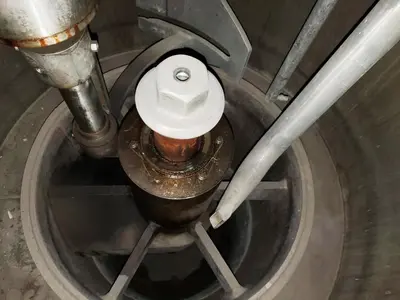 Sharples SP-5500 solid bowl basket centrifuge, 316SS.