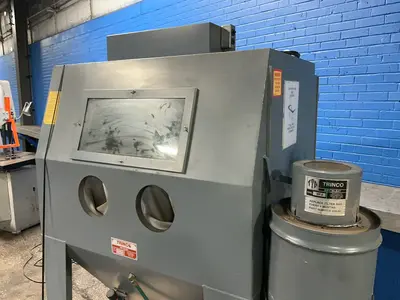 Used TRINCO TOOL CO 48X36/BP Blast Room (Manual Booth) Ohio US | HGR 24 #1419783