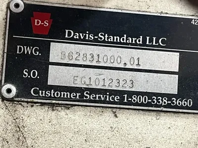 2010 DAVIS STANDARD 3.5" 30:1 air cooled extruder Extruders, Low Boy 2.6" - 3.5""" | Mark One Machinery (9)
