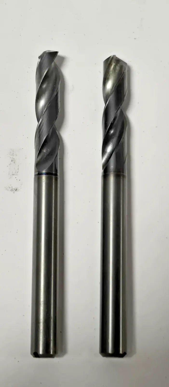 5/16 Solid Carbide Drill Bit Coolant Thru Used Made in USA Lot of 2
