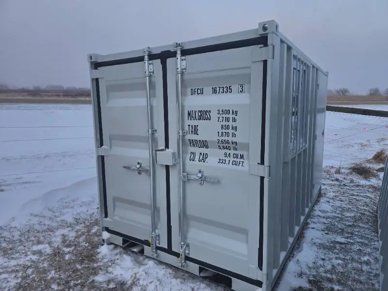 10 Foot Container Cabin w/ Side Door & Window (IRGC40)