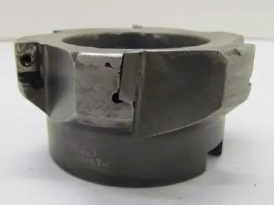 Ingersoll 4" Face Mill indexable Milling Cutter 1 1/2" Arbor 6-Inserts