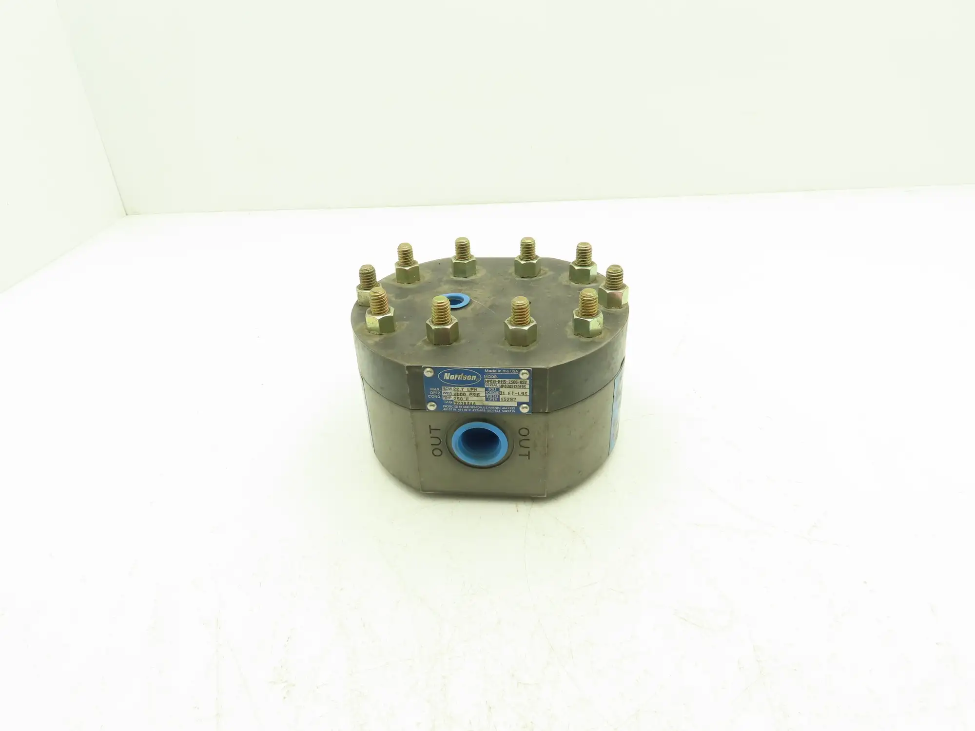 Nordson HP03I-N115-2S06-852 Flowmeter Highly Accurate Positive Displacement