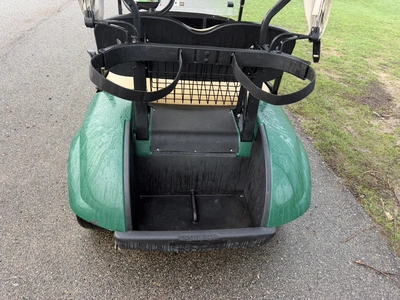 (1) 2017 E-Z-Go golf cart with a Kawasaki gas engine, model 625111G01, includes canopy, ball cover, ...