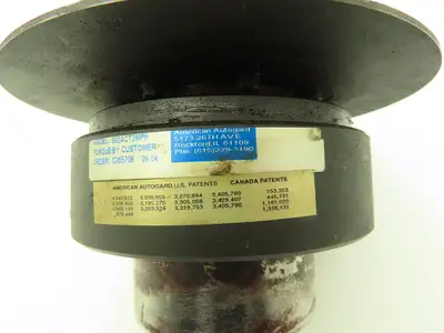 American Autogard 602ACT2MP8 Pneumatic Torque Limiter Clutch Brake 1-1/4" Bore