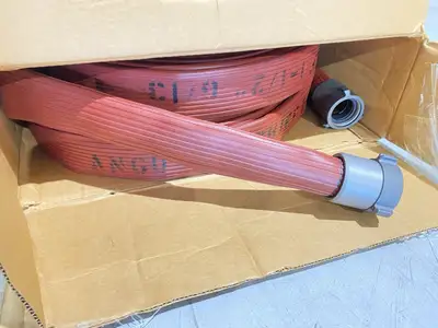 New | in-Stock Angus Red Chief Red Nitrile Rubber Fire Hose 75' LOT OF 2 Commercial Materials & Supplies Michigan US | Maverick Industrial Sales #1391897