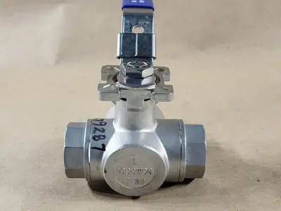 1" 1000 WOG CF8M Ball Valve, 3-Way
