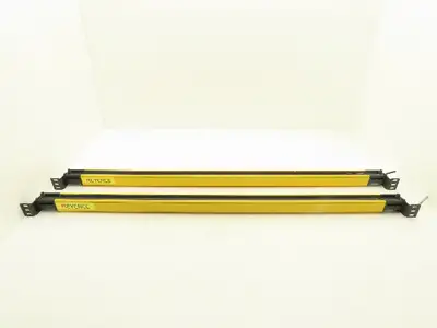 Keyence SL-V26LM Safety Light Curtain 1000mm 24VDC Transmitter Receiver Set