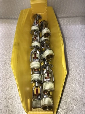 ** NEW SPRINKLE HEADS (LOT OF 15) PENANT STYLE 3/4” 155° BRASS#
