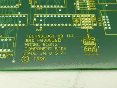 Technology 80 5312 PC Board Motion Control Board 800056D