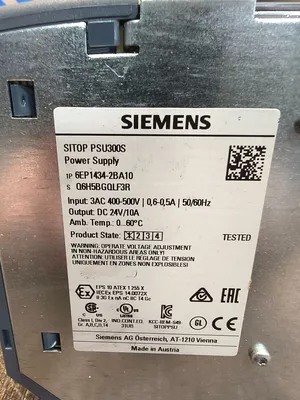 SIEMENS 6EP1434-2BA10 PLC Power Supplies | ESS Industrial Equipment Sales (5)