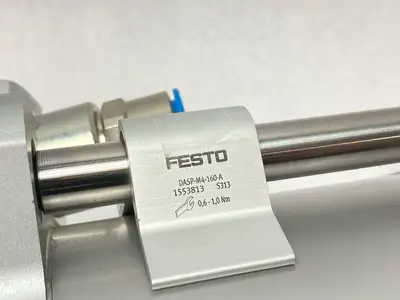 New | in-Stock Festo Pneumatic ISO Cylinder 160mm Bore 125mm Stroke 2036032 Pneumatic Cylinders Michigan US | Maverick Industrial Sales #1502227