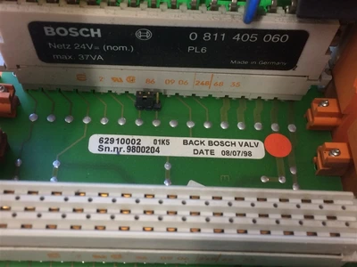 USED LVD BACK BOSCH VALV-