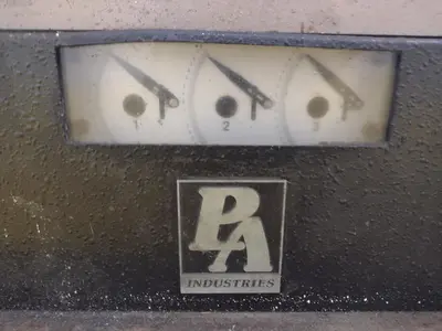 6" PA INDUSTRIES POWERED STRAIGHTENER. STOCK # 0218726