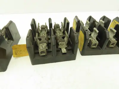 Bussmann J60030-2CR Fuse Block Panel Mount Class J 2 Pole 30A 600V Lot of 9