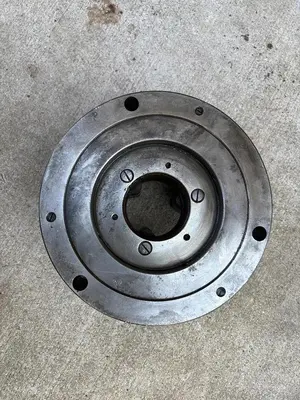 PHASE 2,  8" 3-Jaw Chuck 2" Hole Self Centering Jaws