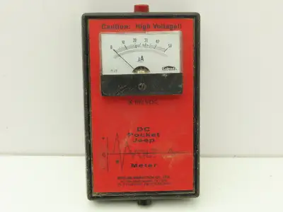 Spy Pipeline Inspection Company DC Pocket Jeepmeter X100 VDC Volt Meter