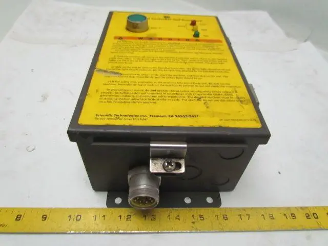 STI OMC-2-120-GM4 Optomat Controller Safety Light Curtain w/4-Mat Connector