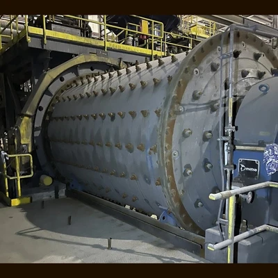 Metso 10ft Dia. x 14ft Long Rod Mill